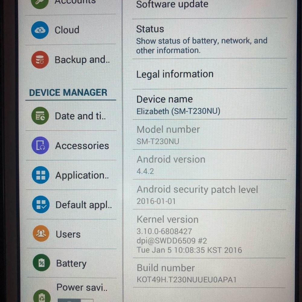 Samsung Tablet - Picture 3 of 8